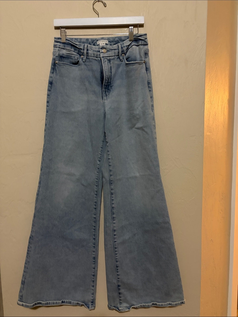 Good American Good Waist Palazzo Jeans. Excellent Condition! 8/29